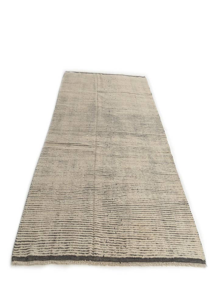 Detail image of  6' 3 x 9' 3  Hand Knotted Moroccan Wool Rug