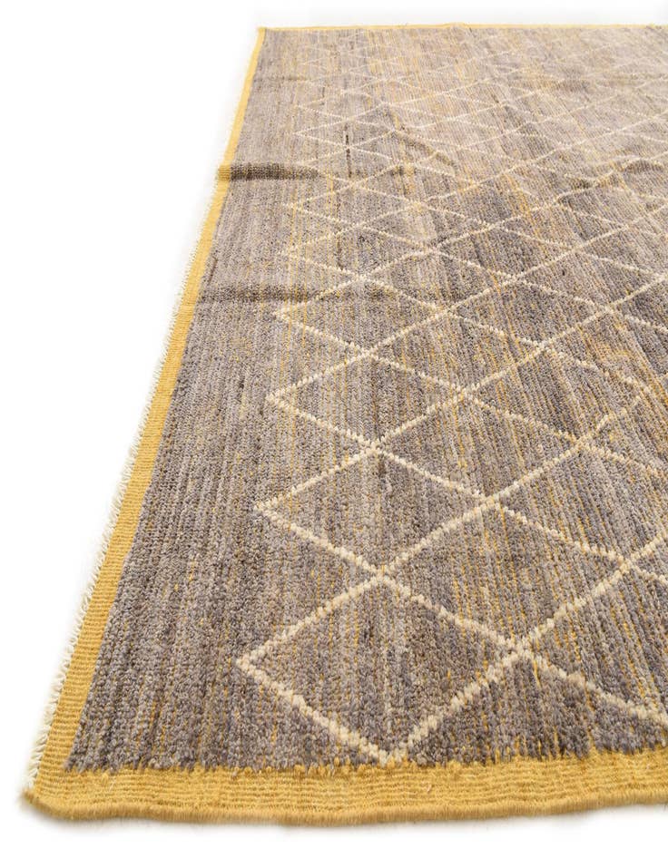 Detail image of  8' 4 x 10' 7  Hand Knotted Moroccan Wool Rug