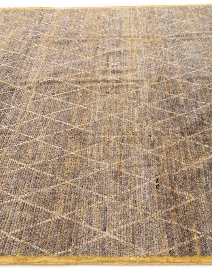 Detail image of  8' 4 x 10' 7  Hand Knotted Moroccan Wool Rug