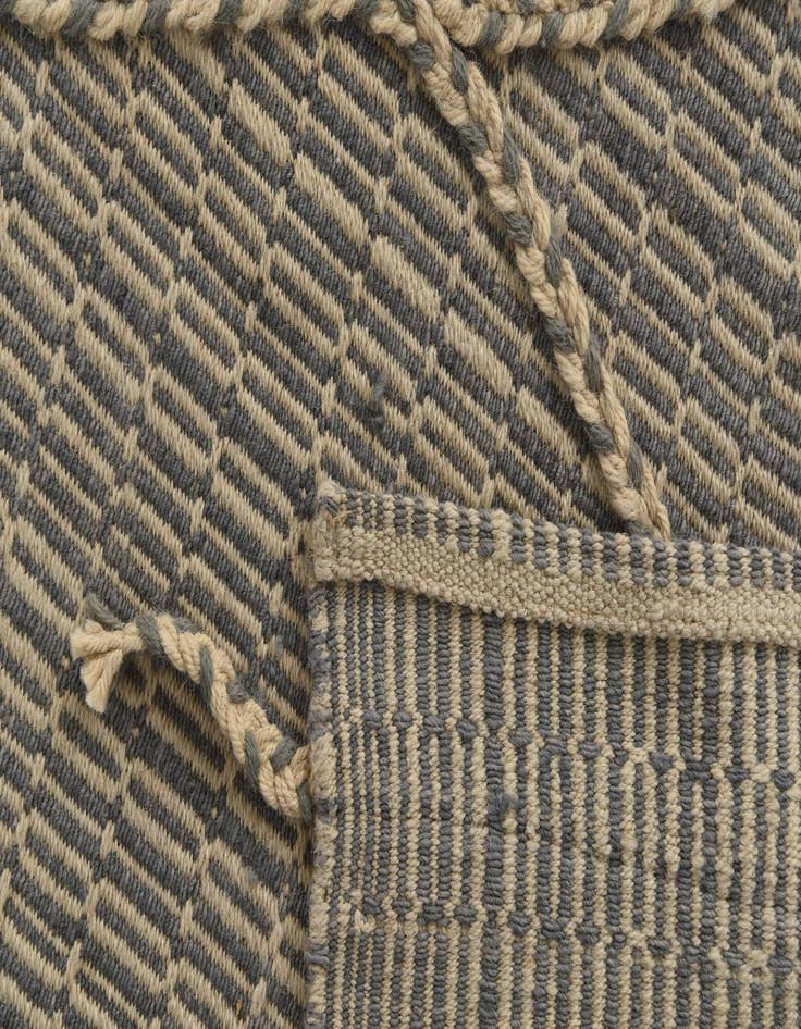 Detail image of  9' 1 x 12' 4  Hand Knotted Moroccan Wool Rug