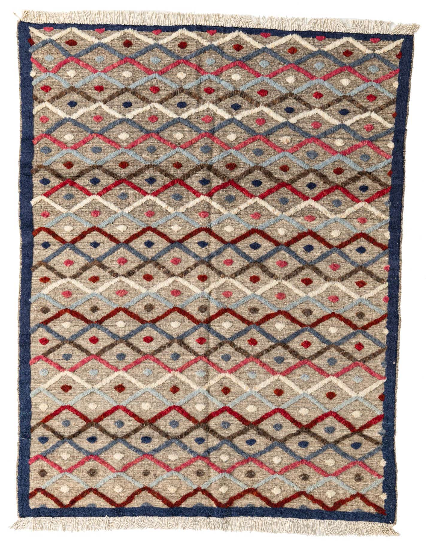 Primary image  5' 8 x 7' 10  Hand Knotted Moroccan Wool Rug