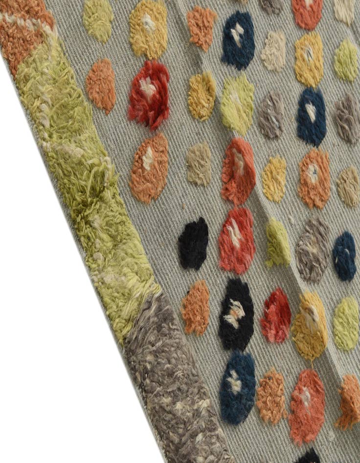 Detail image of  8' x 10' 6  Hand Knotted Moroccan Wool Rug