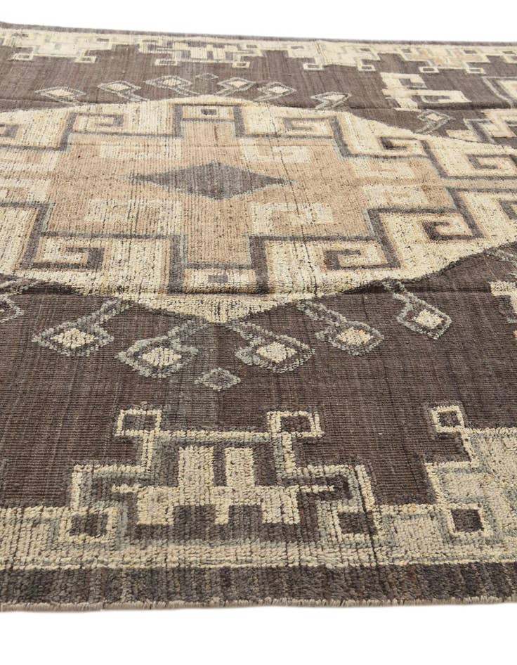 Detail image of  9' x 12' 3  Hand Knotted Moroccan Wool Rug