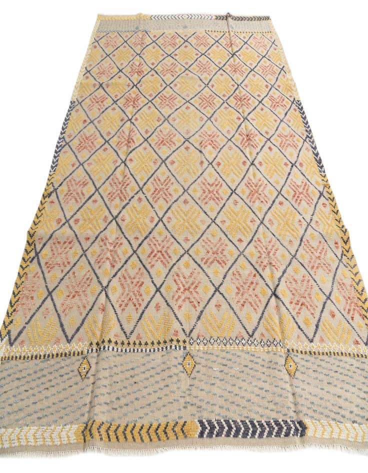 Detail image of 8' x 10' 4 Hand Knotted Moroccan Wool Rug