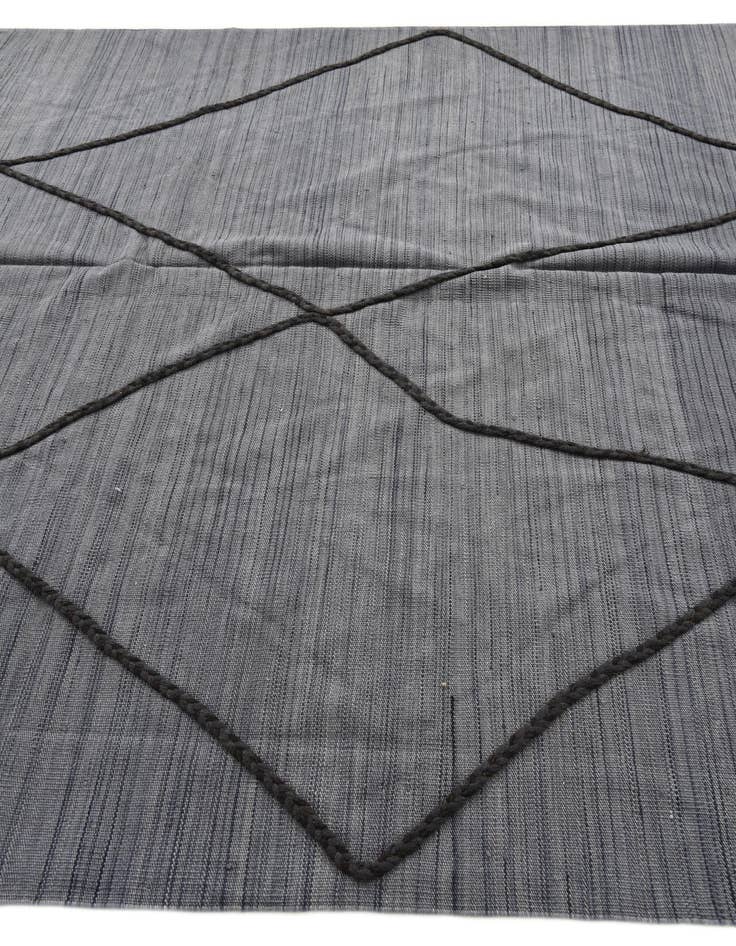 Detail image of  6' 11 x 9' 6  Hand Knotted Moroccan Wool Rug