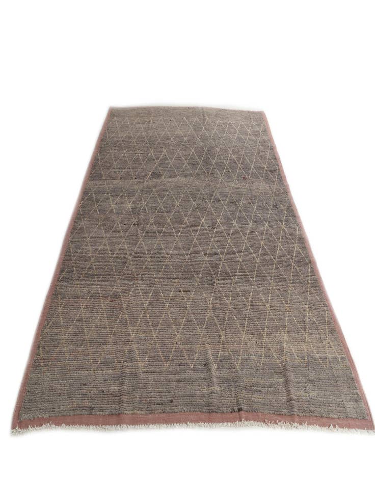 Detail image of  8' 6 x 10' 4  Hand Knotted Moroccan Wool Rug