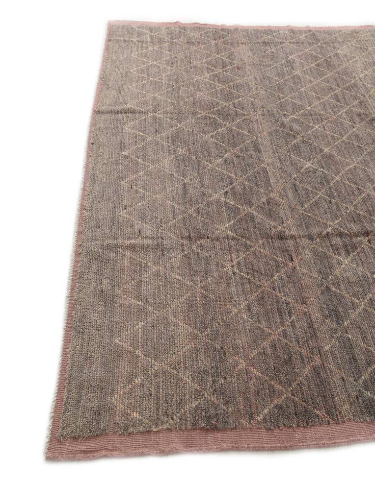 Detail image of  8' 6 x 10' 4  Hand Knotted Moroccan Wool Rug