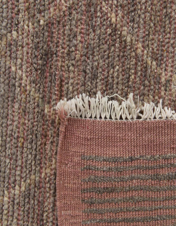 Detail image of  8' 6 x 10' 4  Hand Knotted Moroccan Wool Rug