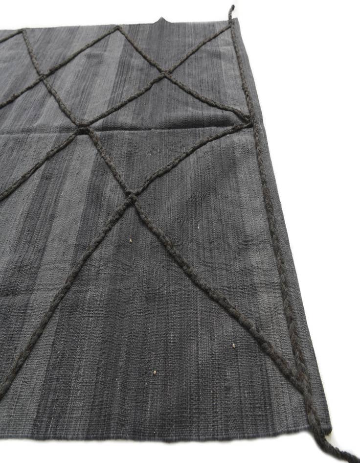 Detail image of  4' 9 x 6' 6  Hand Knotted Moroccan Wool Rug