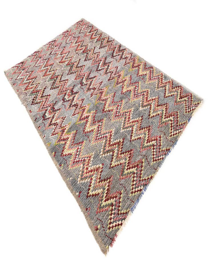 Detail image of  6' 3 x 9' 8  Hand Knotted Moroccan Wool Rug