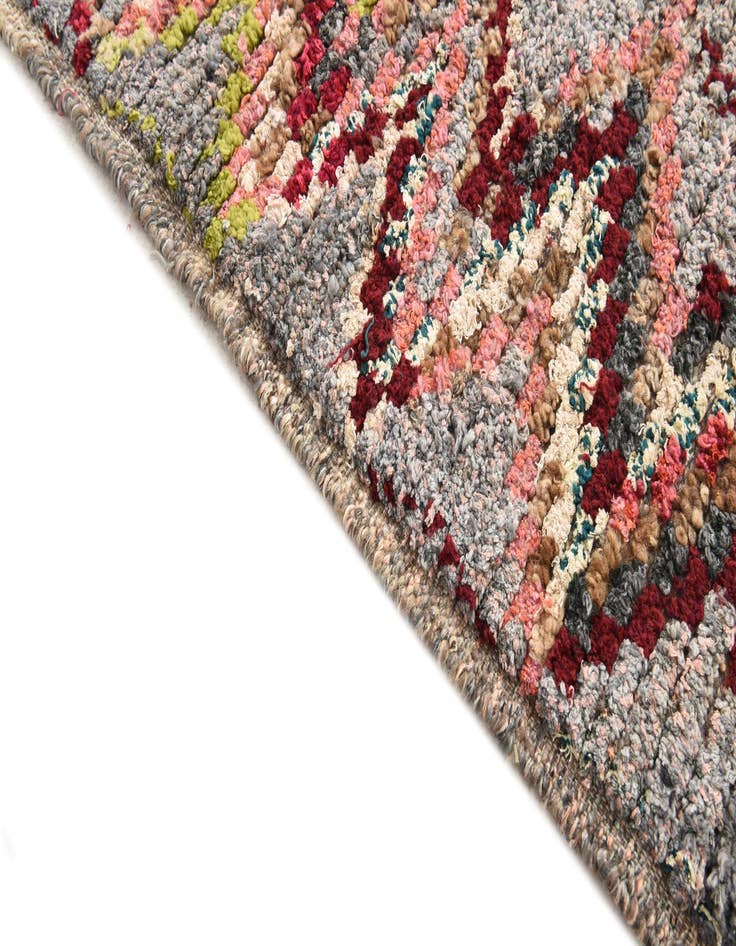 Detail image of  6' 3 x 9' 8  Hand Knotted Moroccan Wool Rug
