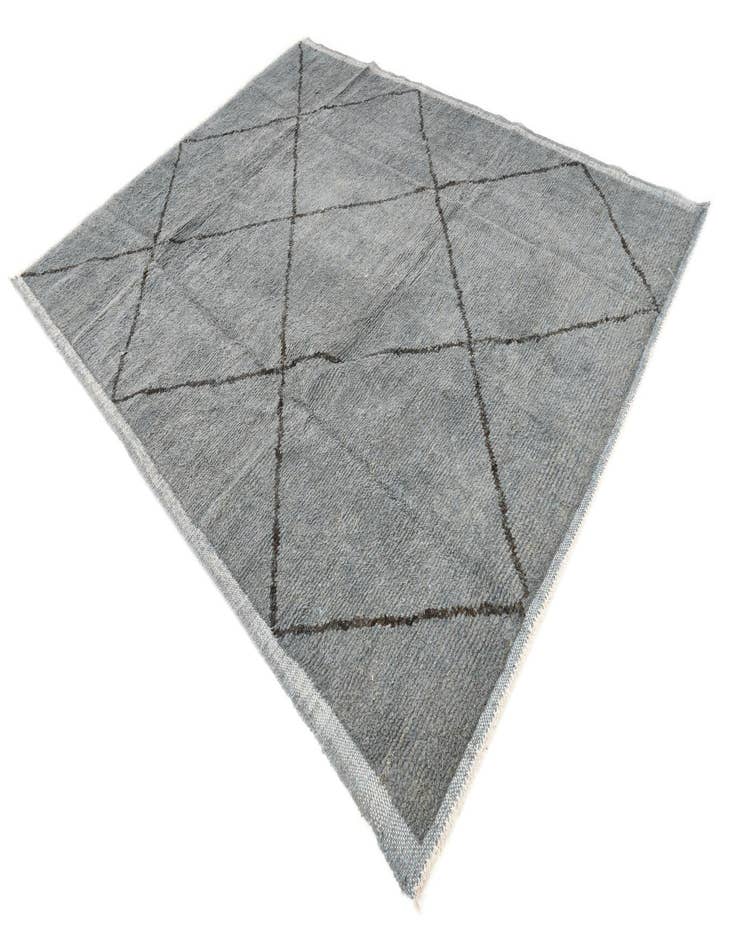 Detail image of  7' 10 x 10' 1  Hand Knotted Moroccan Wool Rug