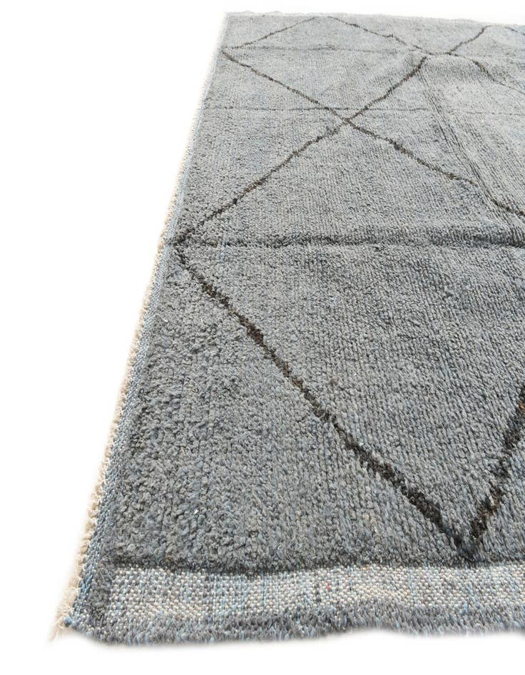 Detail image of  7' 10 x 10' 1  Hand Knotted Moroccan Wool Rug