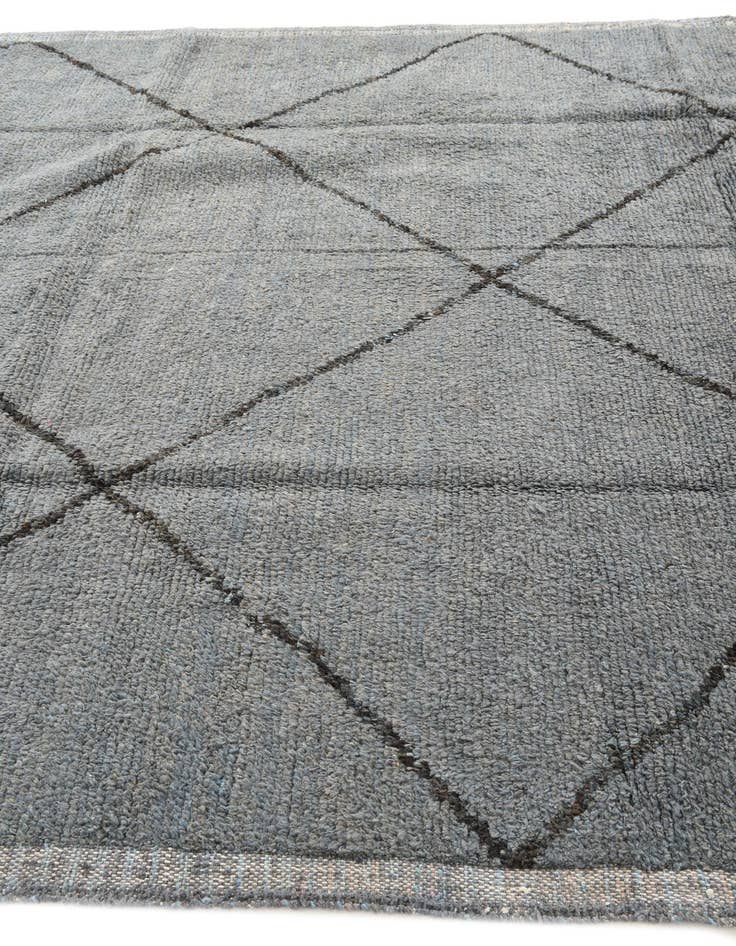 Detail image of  7' 10 x 10' 1  Hand Knotted Moroccan Wool Rug