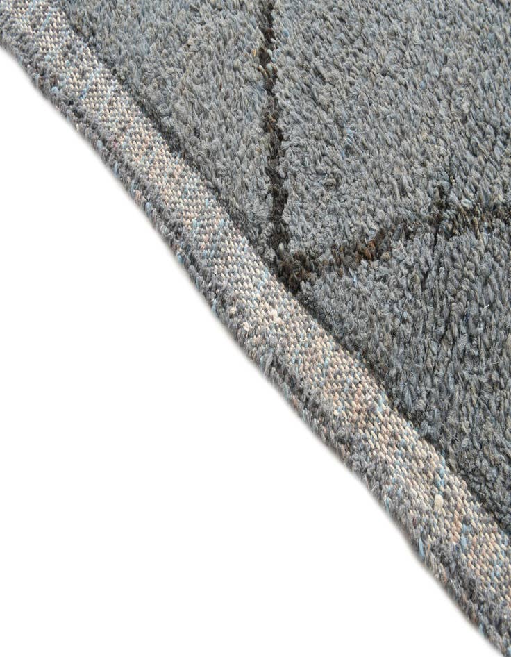 Detail image of  7' 10 x 10' 1  Hand Knotted Moroccan Wool Rug