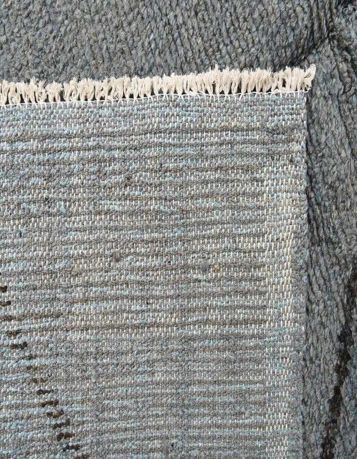 Detail image of  7' 10 x 10' 1  Hand Knotted Moroccan Wool Rug