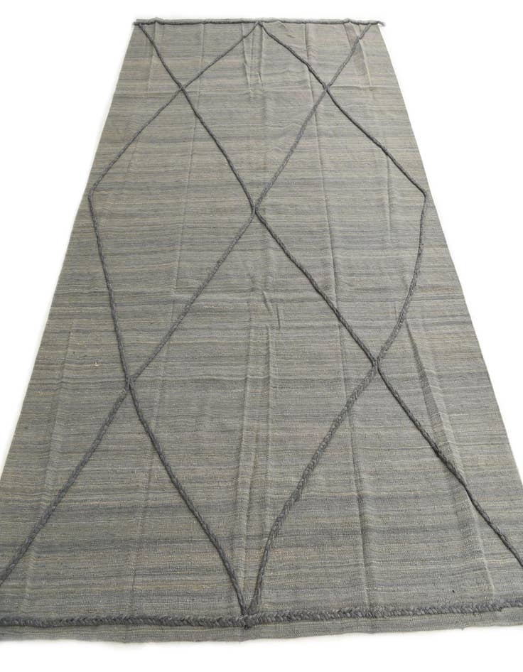 Detail image of  7' 4 x 9' 9  Hand Knotted Moroccan Wool Rug