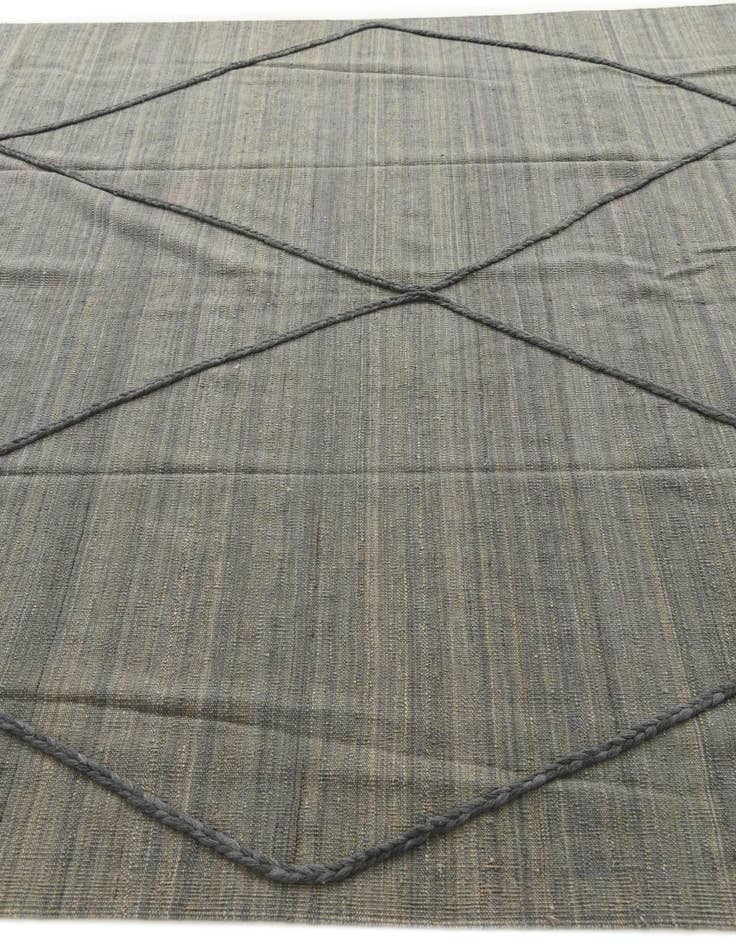 Detail image of  7' 4 x 9' 9  Hand Knotted Moroccan Wool Rug