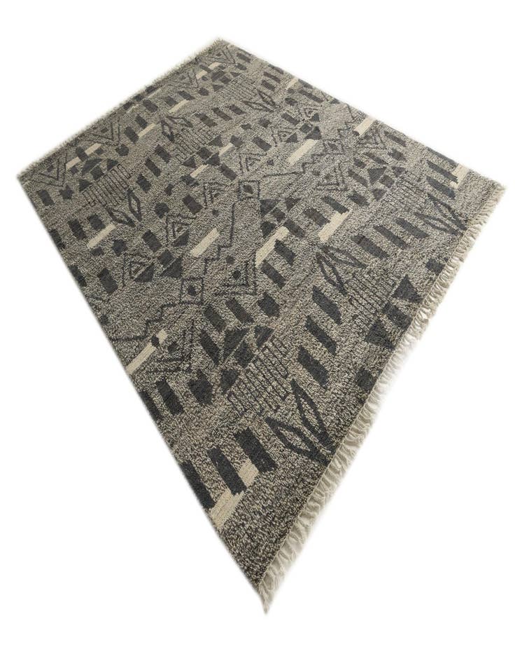 Detail image of  8' 1 x 10' 6  Hand Knotted Moroccan Wool Rug