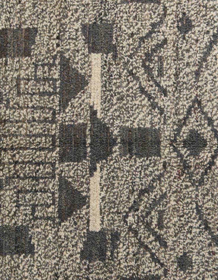 Detail image of  8' 1 x 10' 6  Hand Knotted Moroccan Wool Rug