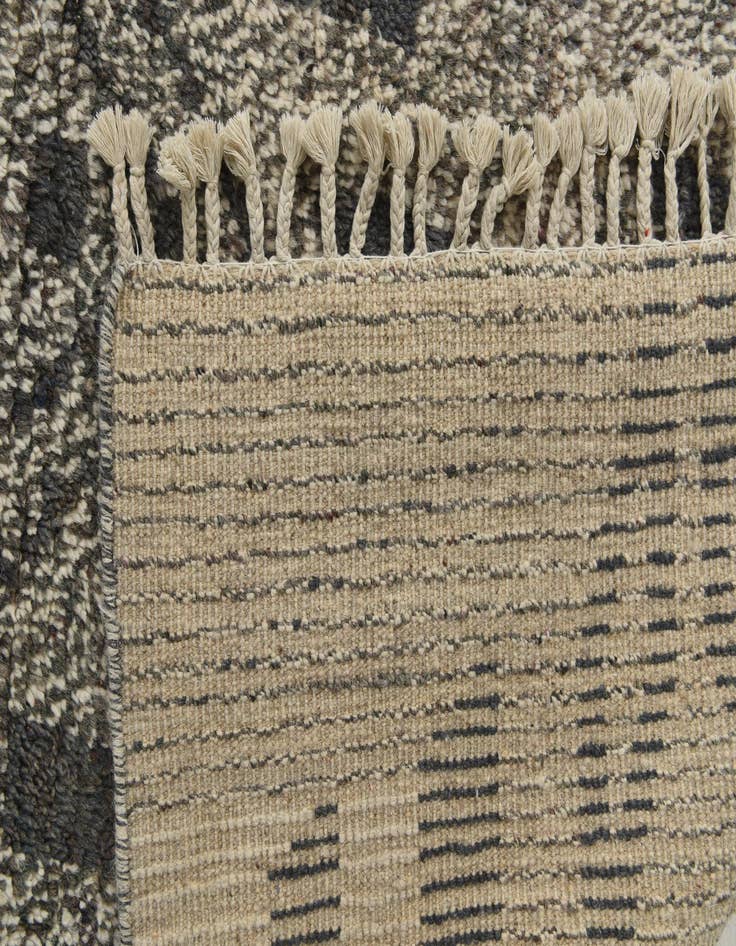 Detail image of  8' 1 x 10' 6  Hand Knotted Moroccan Wool Rug