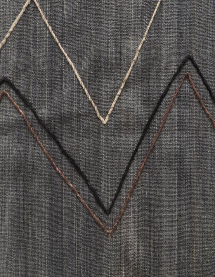 Detail image of  8' 10 x 10'  Hand Knotted Moroccan Wool Rug