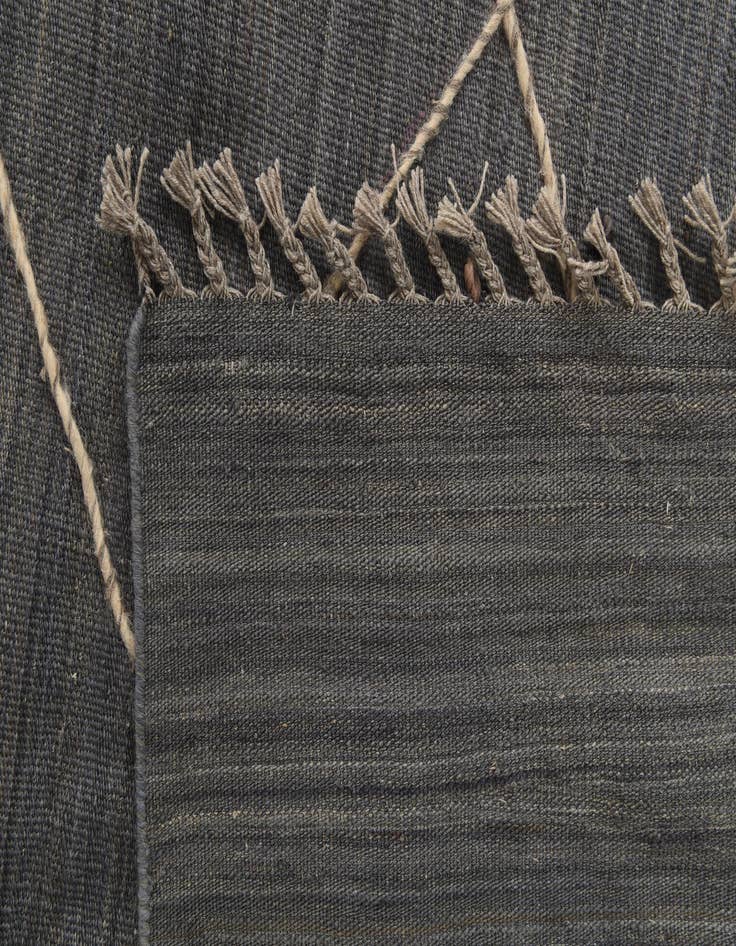 Detail image of  8' 10 x 10'  Hand Knotted Moroccan Wool Rug