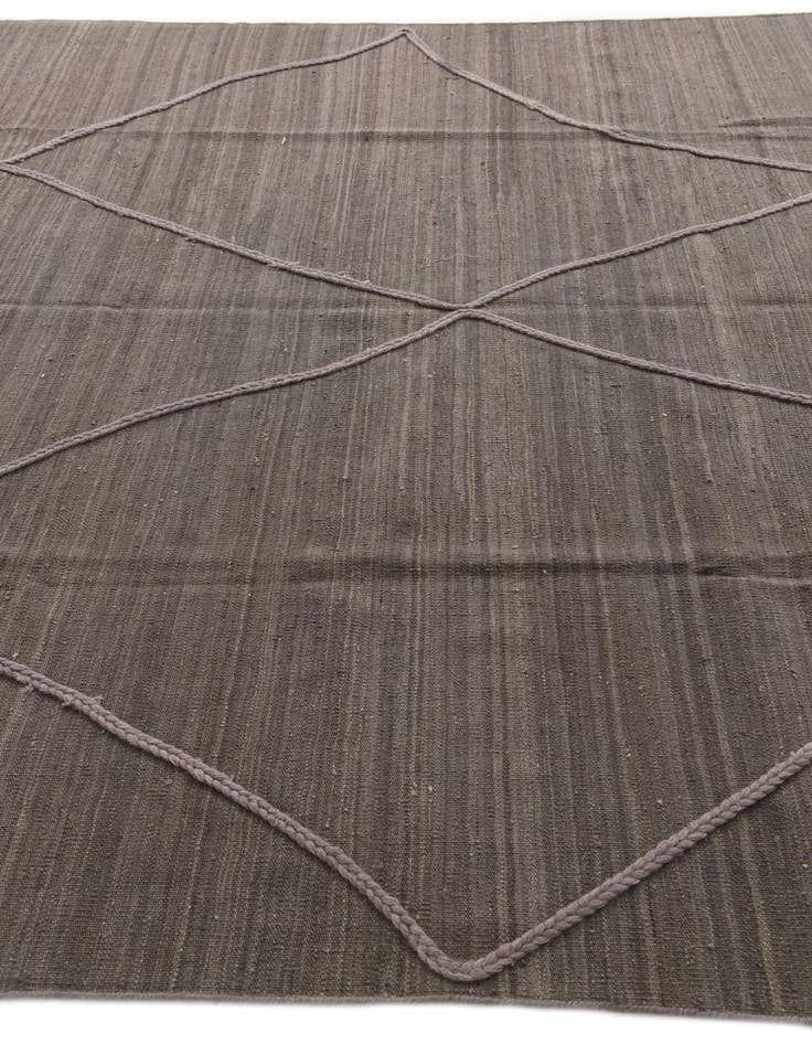 Detail image of  8' 2 x 11'  Hand Knotted Moroccan Wool Rug