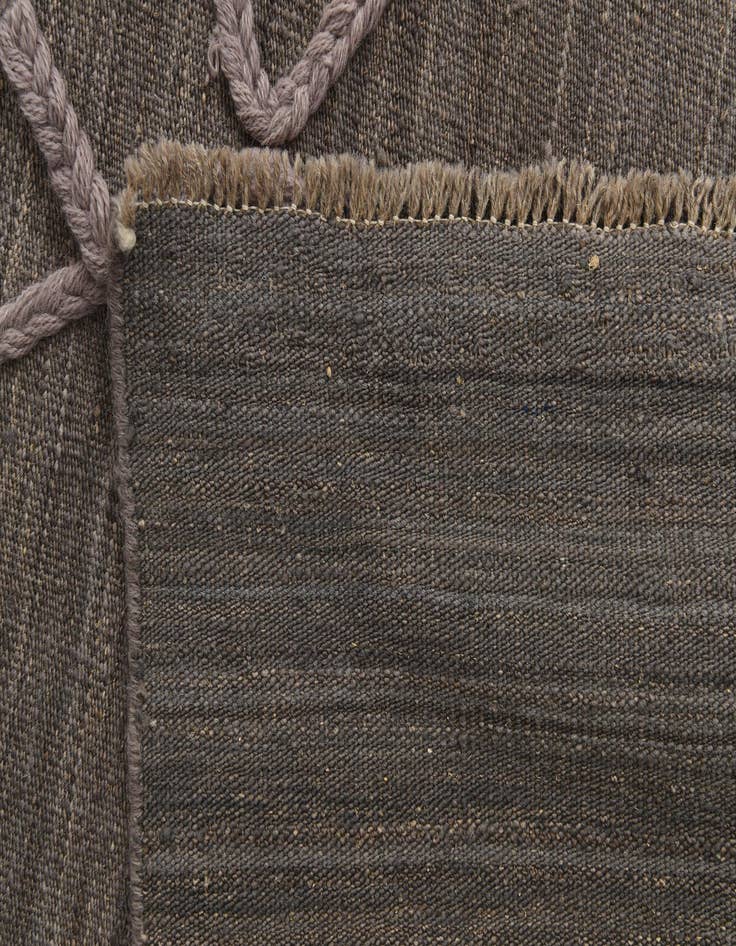 Detail image of  8' 2 x 11'  Hand Knotted Moroccan Wool Rug