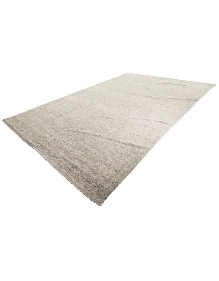 Detail image of  9' 10 x 14' 10  Hand Knotted Moroccan Wool Rug