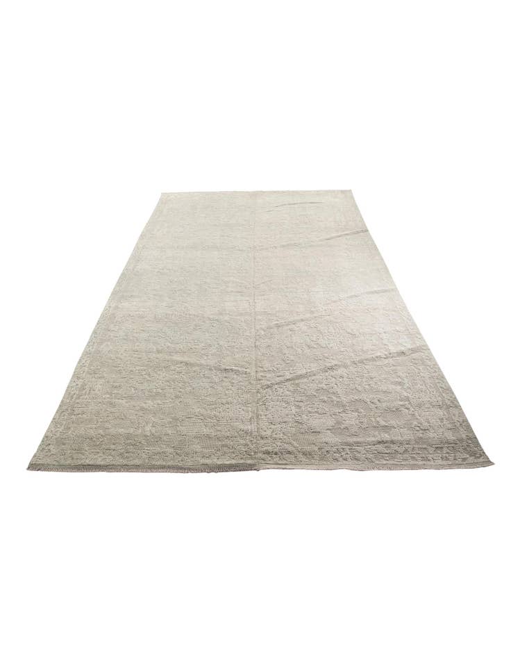 Detail image of  9' 10 x 14' 10  Hand Knotted Moroccan Wool Rug