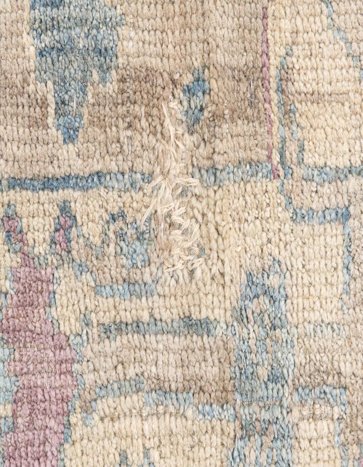 Detail image of  5' 5 x 7' 1  Hand Knotted Moroccan Wool Rug