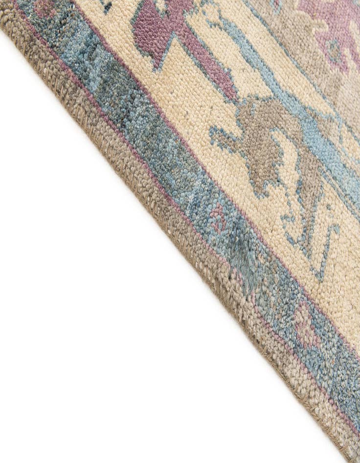 Detail image of  5' 5 x 7' 1  Hand Knotted Moroccan Wool Rug