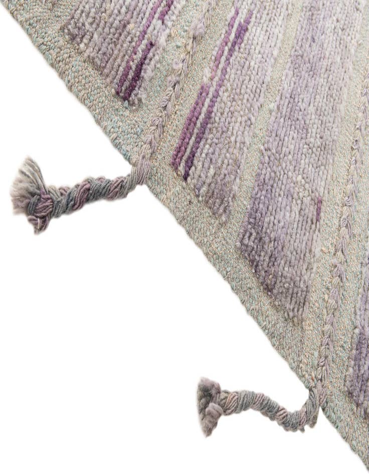 Detail image of  4' 3 x 6' 2  Hand Knotted Moroccan Wool Rug