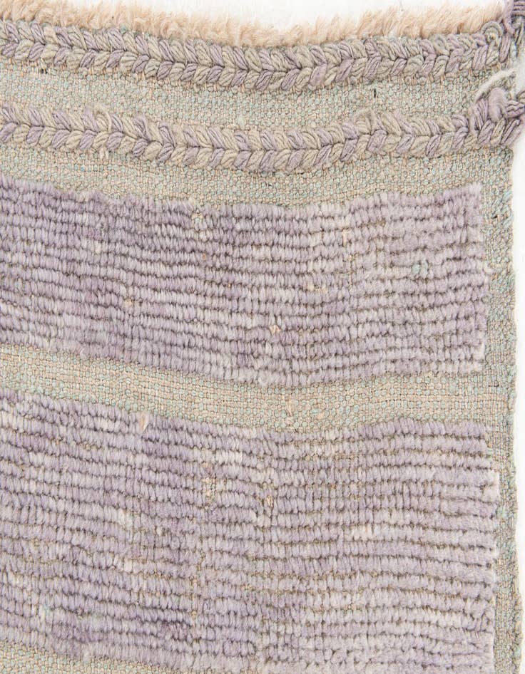 Detail image of  4' 3 x 6' 2  Hand Knotted Moroccan Wool Rug