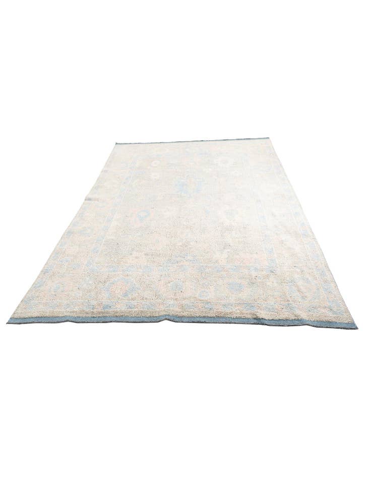 Detail image of  8' x 10' 3  Hand Knotted Moroccan Wool Rug