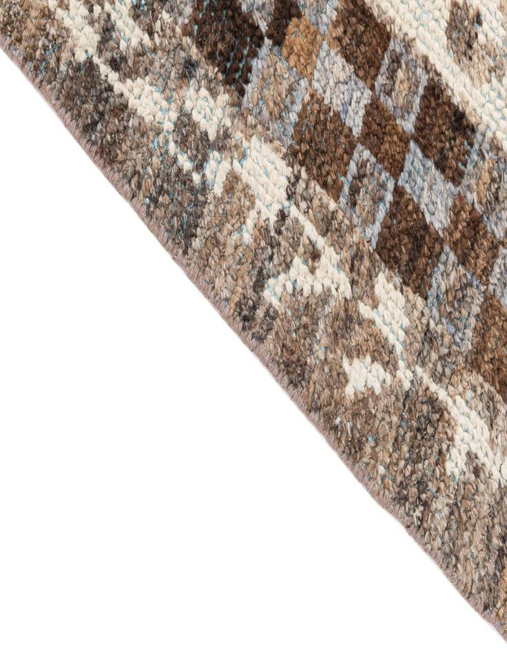 Detail image of  7' 10 x 10' 5  Hand Knotted Moroccan Wool Rug