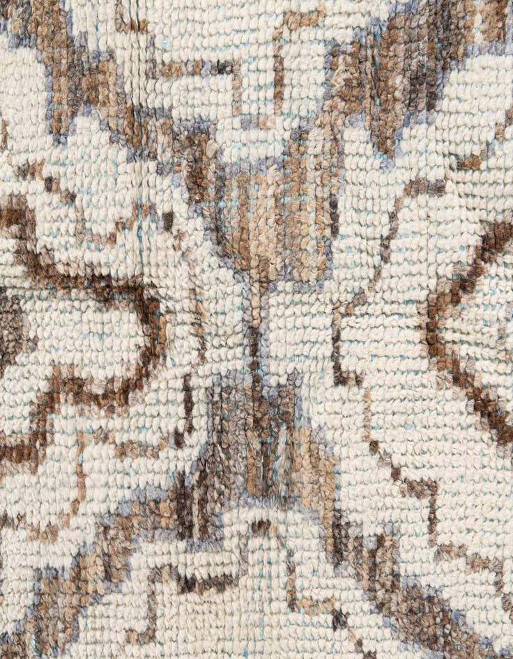 Detail image of  7' 10 x 10' 5  Hand Knotted Moroccan Wool Rug