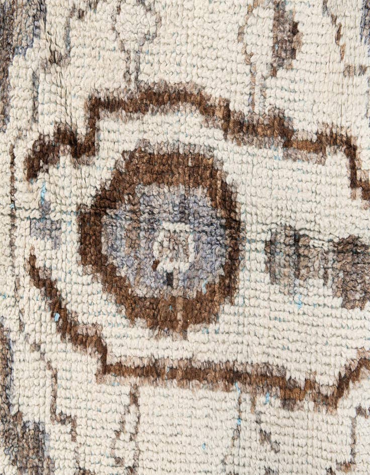 Detail image of  7' 10 x 10' 5  Hand Knotted Moroccan Wool Rug