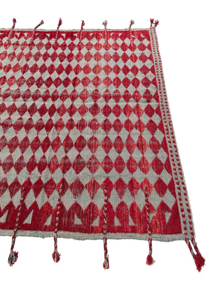 Detail image of  5' x 7' 4  Hand Knotted Moroccan Wool Rug