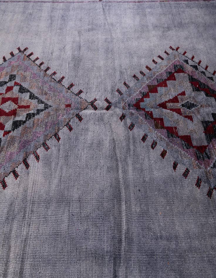 Detail image of  9' x 12'  Hand Knotted Moroccan Wool Rug
