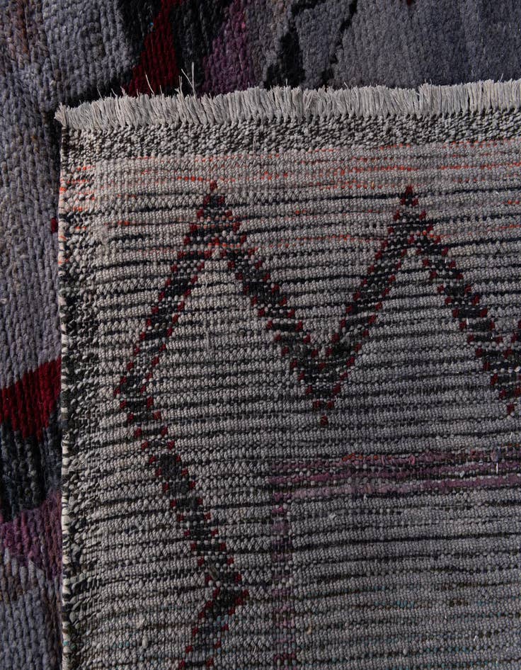 Detail image of  9' x 12'  Hand Knotted Moroccan Wool Rug