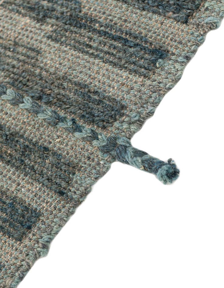 Detail image of  5' 2 x 7'  Hand Knotted Moroccan Wool Rug