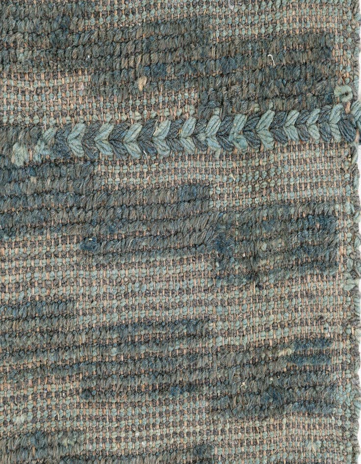 Detail image of  5' 2 x 7'  Hand Knotted Moroccan Wool Rug