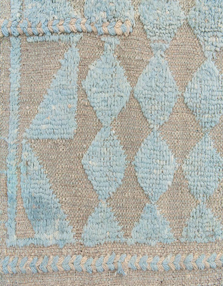 Detail image of  5' 2 x 7' 1  Hand Knotted Moroccan Wool Rug