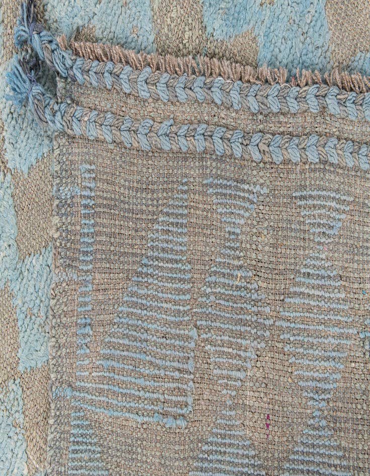 Detail image of  5' 2 x 7' 1  Hand Knotted Moroccan Wool Rug