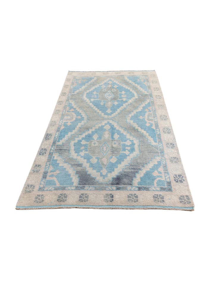 Detail image of  6' 7 x 9' 7  Hand Knotted Moroccan Wool Rug