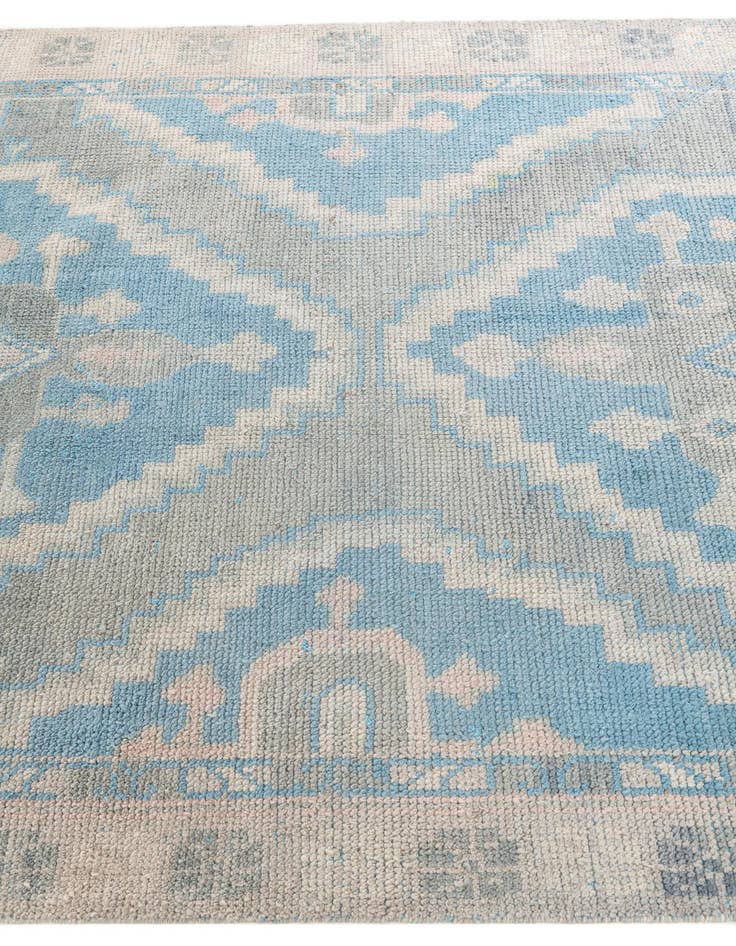 Detail image of  6' 7 x 9' 7  Hand Knotted Moroccan Wool Rug