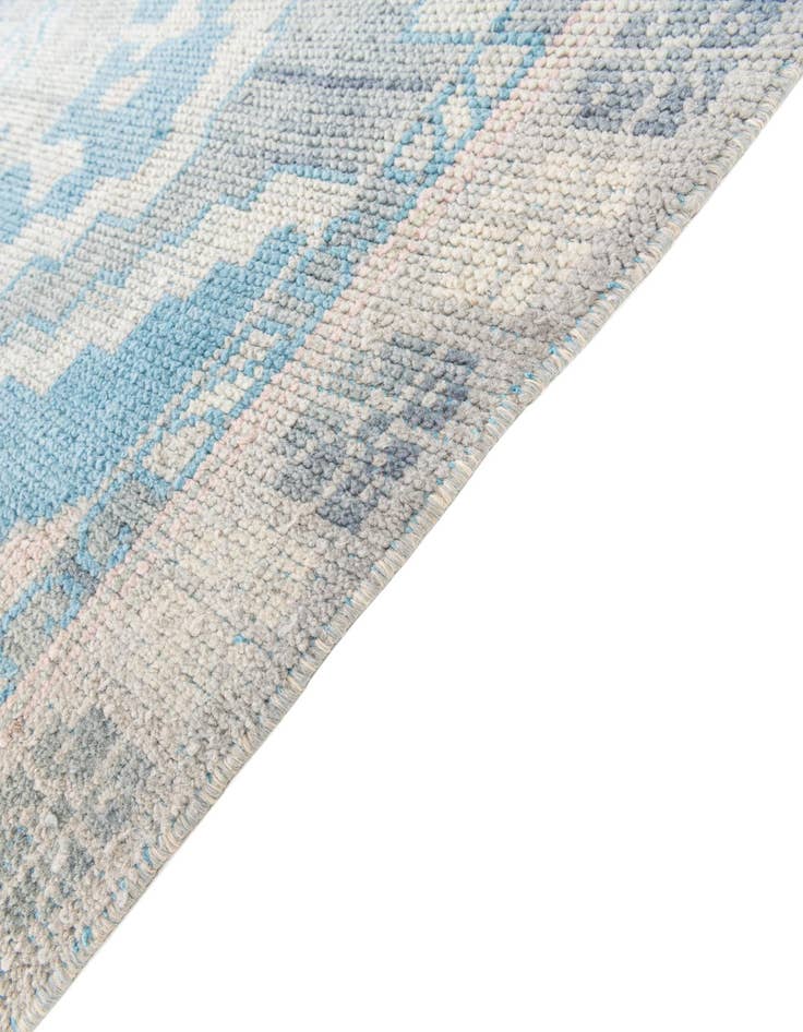 Detail image of  6' 7 x 9' 7  Hand Knotted Moroccan Wool Rug