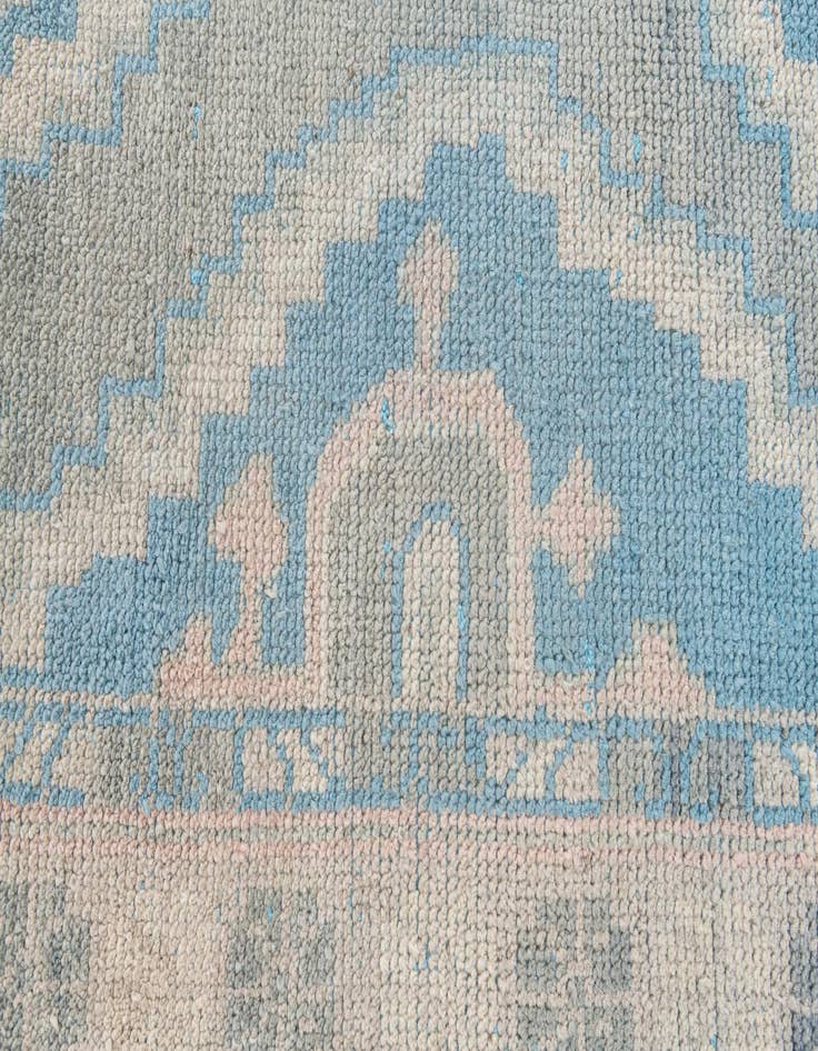 Detail image of  6' 7 x 9' 7  Hand Knotted Moroccan Wool Rug